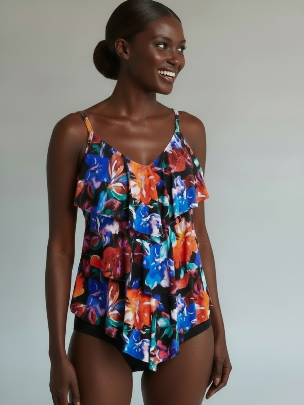 Magicsuit by Miraclesuit Rita Flower Child Tankini Swimsuit Top Women’s Size 8